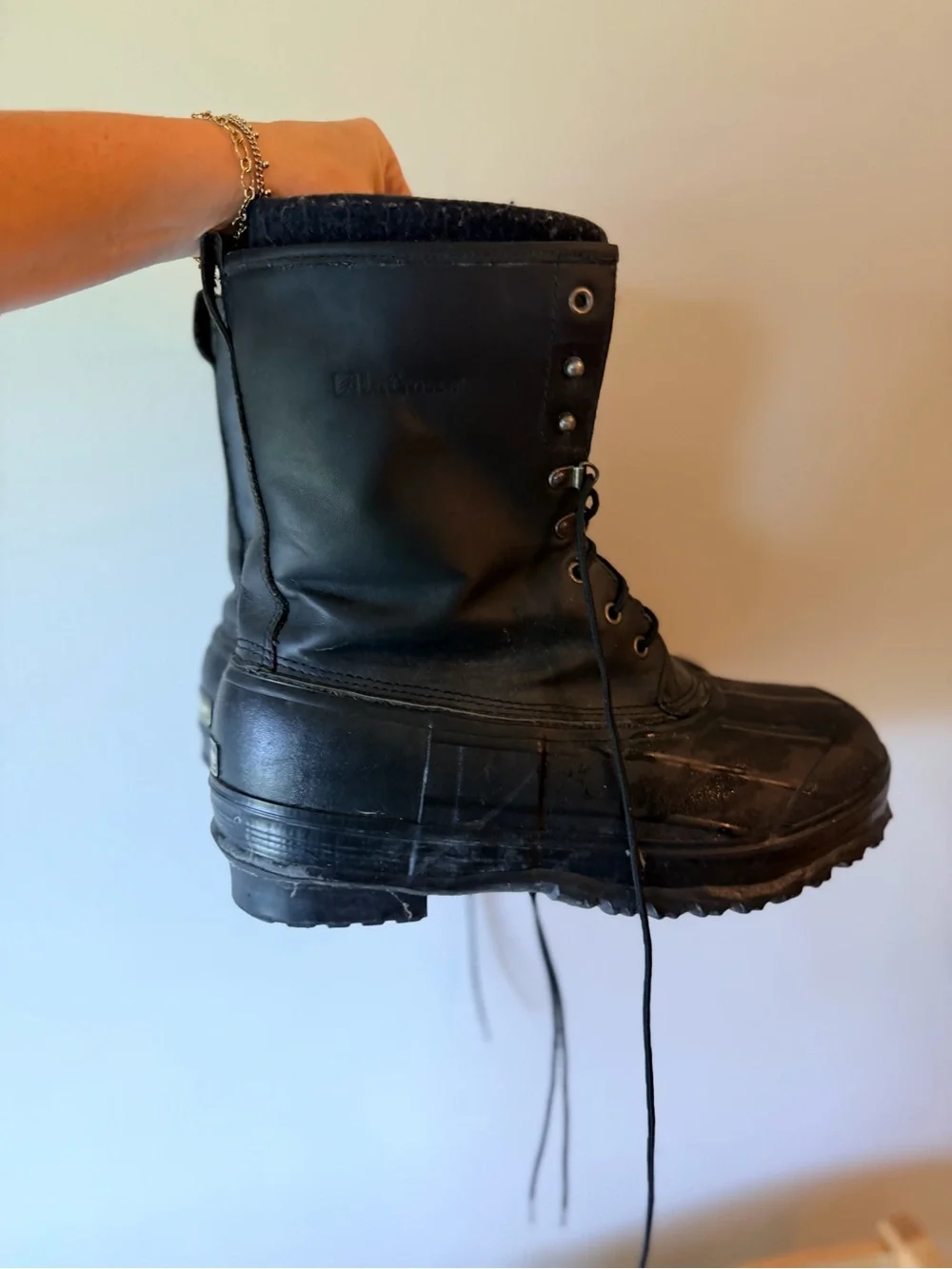 LaCrosse Iceman Insulated Winter Boots Men’s Size 11 Black
